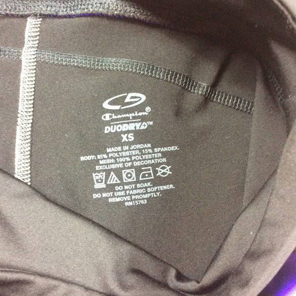 C9 By champion XS Black Blue Capri Crop Leggings - Picture 8 of 8